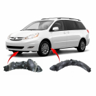 Set of 2 Fender Liners for Toyota Sienna 2006-2010 TO1248152 TO1249152