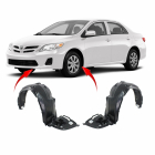 Set of 2 Fender Liners for Toyota Corolla 2011-2013 TO1248162 TO1249162