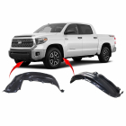 Set of 2 Fender Liners for Toyota Tundra 2014-2021 TO1248190 TO1249190