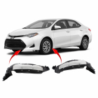 Set of 2 Fender Liners for Toyota Corolla 2017-2018 TO1248210 TO1249210