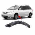 Front Left Driver Side Fender Liner For 2006-2010 Toyota Sienna TO1248152