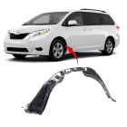 Fender Liner Driver Side for Toyota Sienna 2011-2014 TO1248163 5380608010