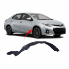 Front Right Passenger Side Fender Liner For 2014-2016 Toyota Corolla TO1249178