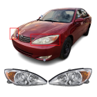 Set of 2 HeadLights for Toyota Camry 2002-2004 TO2502137 TO2503137