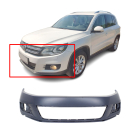 Front Bumper Cover For 2012-2016 Volkswagen Tiguan Primed VW1000212