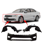 Bumper Cover & Fender Liner Kit for Volkswagen Jetta 2016-2018