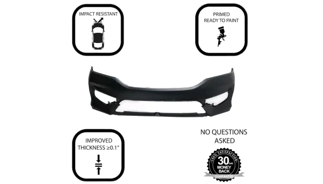 HONDA ACCORD SEDAN FRONT BUMPER COVER PRIMED (WO/SENSOR)(EX/EXL/LX