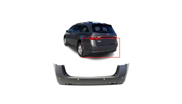 Rear Bumper Cover for Honda Odyssey 2011-2017 - Perfect Fit & Fast