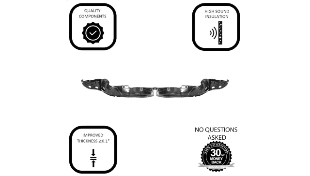 Front LH & RH Splash Shield Inner Fender Liners For Honda