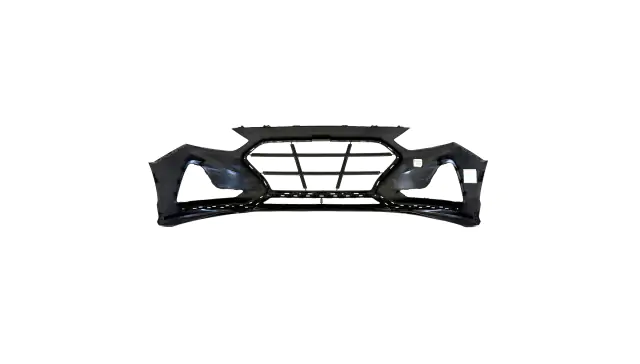 Passenger Side Bumper Trim Evan-Fischer Chrome Front For 2018-2019 Hyundai Sonata 2018 Sonata Front Bumper Chrome Trim