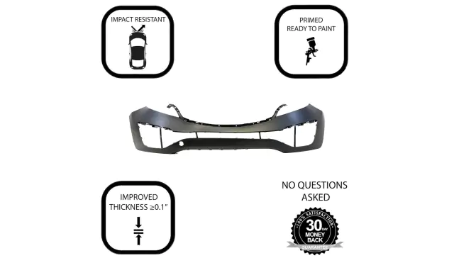 thumbnail image 2 of FitParts Primed Front Bumper Cover For 2013-2016 Kia Sportage (EX, LX, SX, Base) - 865123W000 2 of 6