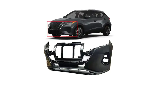 Front Bumper Molding for Nissan Kicks 2021-2023, Left (Driver) Side