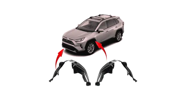 Set of 2 Fender Liners for Toyota RAV4 2019-2022 TO1248229 TO1249229