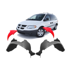 Fender Liner Set for Chrysler Town & Country 2001-2007