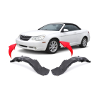 Fender Liner Set for Chrysler 200 2007-2011
