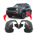 Fender Liner Set for Jeep Renegade 2015-2018