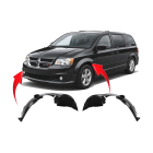 Fender Liner Set for Chrysler Pacifica 2017-2024