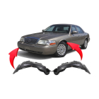 Fender Liner Set for Ford Crown Victoria 2003-2011