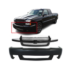 Bumper Cover & Grille Kit for Chevrolet Silverado 1500 2003-2007