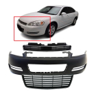 Bumper Cover & Grille Kit for Chevrolet Impala 2006-2013