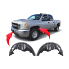 Fender Liner Set for Chevrolet Silverado 2500 HD 2007-2010