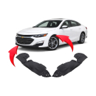 Fender Liner Set for Chevrolet Malibu 2019-2025