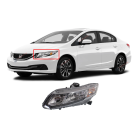 HeadLight for Honda Civic 2013-2015