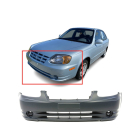 Bumper Cover for Hyundai Accent 2003-2006
