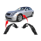 Fender Liner Set for Infiniti G35 2007-2008
