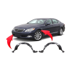 Fender Liner Set for Lexus LS460 2007-2009