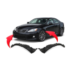 Fender Liner Set for Lexus IS F 2008-2014