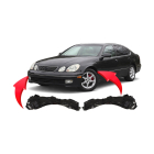 Fender Liner Set for Lexus GS300 1998-2005