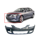 Bumper Cover for Mazda 3 2007-2009