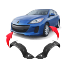 Fender Liner Set for Mazda 3 2010-2013