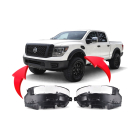 Fender Liner Set for Nissan TITAN XD 2016-2019