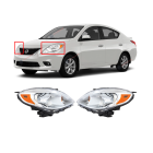 HeadLight for Nissan Versa 2012-2014