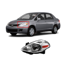 HeadLight for Nissan Versa 2007-2012