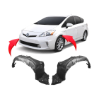 Fender Liner Set for Toyota Prius V 2012-2014