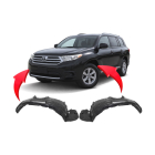 Fender Liner Set for Toyota Highlander 2011-2013