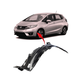 Front Driver Side Fender Liner For 2015-2017 Honda Fit – Replaces 74150T5A000 / HO1248159