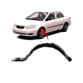 thumbnail interactive-video image 1 of CAPA Certified Front Driver Side Fender For 2003-2008 Toyota Corolla CE LE - Primed 1 of 3