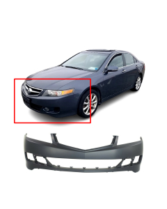 Front Bumper Cover For 2006-2008 Acura TSX W/Fog Light Hls Primed AC1000156