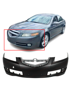Front Bumper Cover Replacement Fascia for 2007 2008 Acura TL 07 08 AC1000160