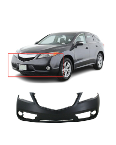 Front Bumper Cover for 2013-2015 Acura RDX w/Fog Light Holes AC1000179