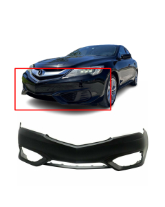 Front Bumper Cover For 2016-2018 Acura ILX Primed 04711TV9A00ZZ AC1000189