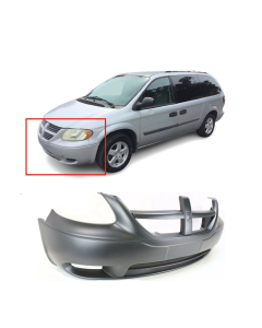 Front Bumper Cover For 2005-2007 Dodge Grand Caravan Base SXT XE 5139117AA