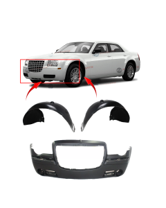 Bumper Cover & Fender Liner Kit for Chrysler 300 2005-2010