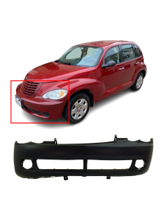 Primed Front Bumper Cover Fascia for 2006-2010 Chrysler PT Cruiser 5179104AB