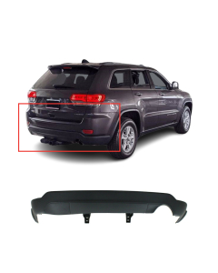 Rear Lower Bumper Cover For 2011-2018 Jeep Grand Cherokee With Single Exhaust