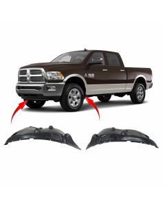 Set of 2 Fender Liners for Dodge RAM 2500/3500 2014-2018 CH1248164 CH1249164
